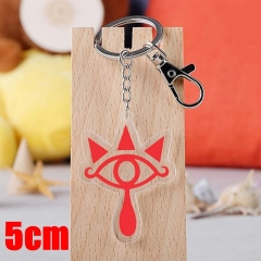 The Legend Of Zelda Game Pendant Key Ring Transparent Anime Acrylic Keychain
