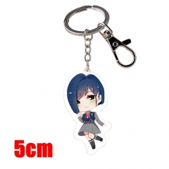 DARLING in the FRANXX ICHIGO Cartoon Pendant Key Ring Transparent Anime Acrylic Keychain