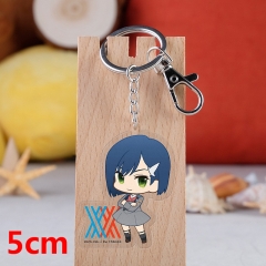 DARLING in the FRANXX ICHIGO Cartoon Pendant Key Ring Transparent Anime Acrylic Keychain