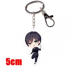 DARLING in the FRANXX HIRO Cartoon Pendant Key Ring Transparent Anime Acrylic Keychain