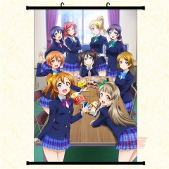 Lovelive Cartoon Wallscrolls Waterproof Anime Wall Scroll