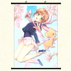 Card Captor Sakura Cartoon Wallscrolls Waterproof Anime Wall Scroll