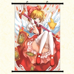 Card Captor Sakura Cartoon Wallscrolls Waterproof Anime Wall Scroll