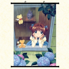 Card Captor Sakura Cartoon Wallscrolls Waterproof Anime Wall Scroll