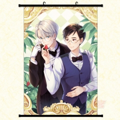 Yuri On ICE Cartoon Wallscrolls Waterproof Anime Wall Scroll