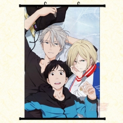 Yuri On ICE Cartoon Wallscrolls Waterproof Anime Wall Scroll