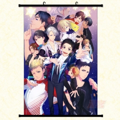 Yuri On ICE Cartoon Wallscrolls Waterproof Anime Wall Scroll