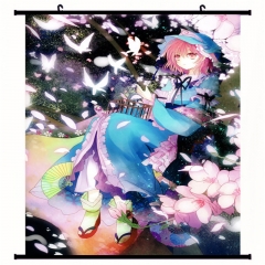 Touhou Project Cartoon Wallscrolls Waterproof Anime Wall Scroll