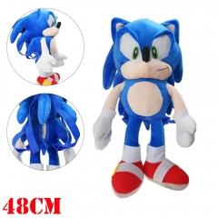 超级索尼克 超音鼠 毛绒玩具背包双肩包高48CM