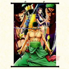 One Piece Cartoon Wallscrolls Waterproof Anime Wall Scroll