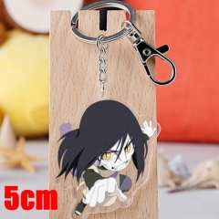 Naruto Orochimaru Cartoon Pendant Key Ring Transparent Anime Acrylic Keychain