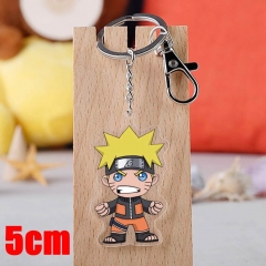 Naruto Uzumaki Naruto Cartoon Pendant Key Ring Transparent Anime Acrylic Keychain
