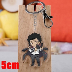 Katekyo Hitman Reborn XANXUS Cartoon Pendant Key Ring Transparent Anime Acrylic Keychain
