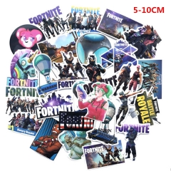 50张/包堡垒之夜行李箱贴笔记本电脑涂鸦贴纸Fortnite个性创意贴