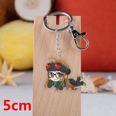 Persona 5 P5 Futaba Sakura Game Pendant Key Ring Transparent Anime Acrylic Keychain