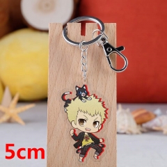 Persona 5 P5 Ryuji Sakamoto Game Pendant Key Ring Transparent Anime Acrylic Keychain