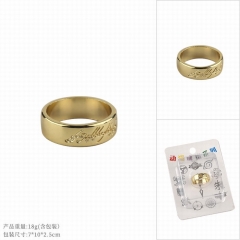 The Lord of the Rings Movie Cosplay Decoration Finger Hollow Shape Anime Ring