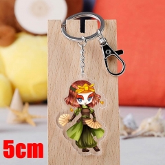 Avatar: The Last Airbender Cartoon Pendant Key Ring Transparent Anime Acrylic Keychain