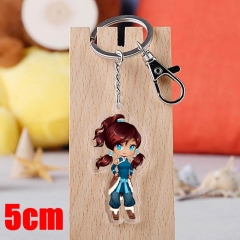 Avatar: The Last Airbender Cartoon Pendant Key Ring Transparent Anime Acrylic Keychain