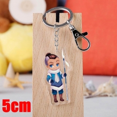 Avatar: The Last Airbender Sokka Cartoon Pendant Key Ring Transparent Anime Acrylic Keychain