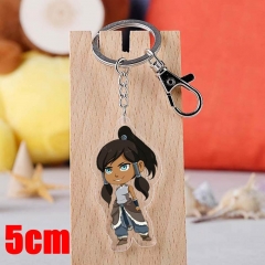 Avatar: The Last Airbender Cartoon Pendant Key Ring Transparent Anime Acrylic Keychain