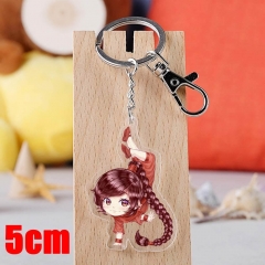 Avatar: The Last Airbender Cartoon Pendant Key Ring Transparent Anime Acrylic Keychain