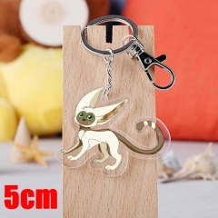 Avatar: The Last Airbender MOMO Cartoon Pendant Key Ring Transparent Anime Acrylic Keychain