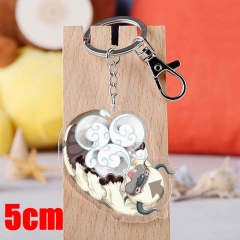 Avatar: The Last Airbender Appa Cartoon Pendant Key Ring Transparent Anime Acrylic Keychain