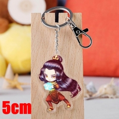 Avatar: The Last Airbender Cartoon Pendant Key Ring Transparent Anime Acrylic Keychain