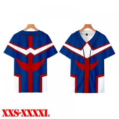 Boku No Hero Academia/My Hero Academia Anime All Might T shirt Summer 3d Cosplay Tshirts