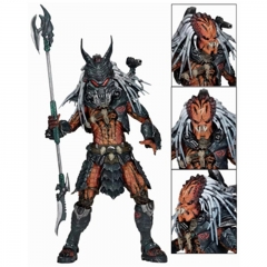 NECA 铁血战士 Predator 氏族长 首领可动恐怖怪物掠夺者可动 盒装手办摆件模型 23.5CM 一箱36个