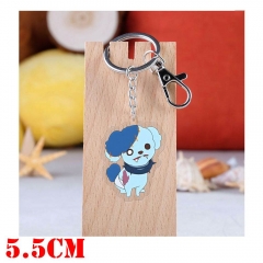 Zombie Land Saga Romero Cartoon Pendant Key Ring Transparent Anime Acrylic Keychain