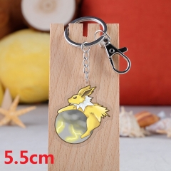 Pokemon Cartoon Pendant Key Ring Transparent Anime Acrylic Keychain