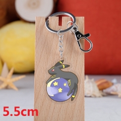 Pokemon Cartoon Pendant Key Ring Transparent Anime Acrylic Keychain