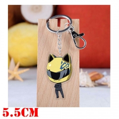 DURARARA!! Celty Sturluson Cartoon Pendant Key Ring Transparent Anime Acrylic Keychain