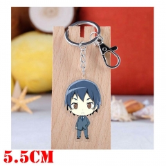 DURARARA!! Kuronuma Aoba Cartoon Pendant Key Ring Transparent Anime Acrylic Keychain