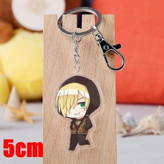 YURI!!! on ICE Anime Yuri Plisetsky Acrylic Keychain Cute Cartoon Pendant