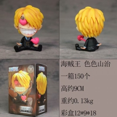 海贼王 航海王 色色山治 盒装手办摆件模型9CM 0.13KG 12X9X18CM 一箱150个