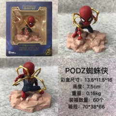 复仇者联盟 PODZ 蜘蛛侠 盒装手办摆件模型7.5CM 一箱60个