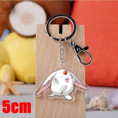 Tsubasa Anime Mokona Acrylic Keychain Cute Keyring