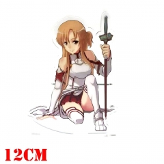 周边 12CM 刀剑神域 亚丝娜 亚克力人物立牌 摆件 五金模型
