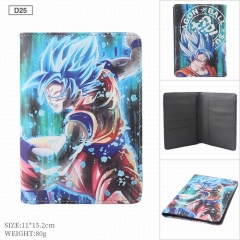 Dragon Ball Z Cartoon Cosplay Folding ID Card Wallet Anime Passport Cover