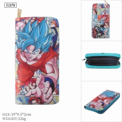 Dragon Ball Z Cartoon Cosplay Coin Purse PU Leather Bifold Anime Zipper Long Wallet