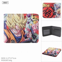 Dragon Ball Z Cartoon Cosplay Coin Purse PU Leather Bifold Anime Short Wallet