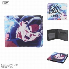 Dragon Ball Z Cartoon Cosplay Coin Purse PU Leather Bifold Anime Short Wallet