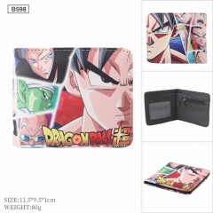 Dragon Ball Z Cartoon Cosplay Coin Purse PU Leather Bifold Anime Short Wallet