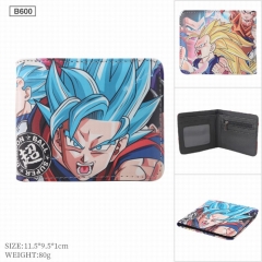Dragon Ball Z Cartoon Cosplay Coin Purse PU Leather Bifold Anime Short Wallet