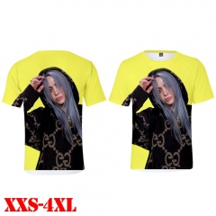 Billie Eilish 3D Print Casual Short Sleeve T Shirt
