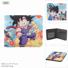 Dragon Ball Z Cartoon Cosplay Coin Purse PU Leather Bifold Anime Short Wallet