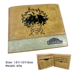 Boku No Hero Academia /My Hero Academia Anime PU Leather Short Wallet